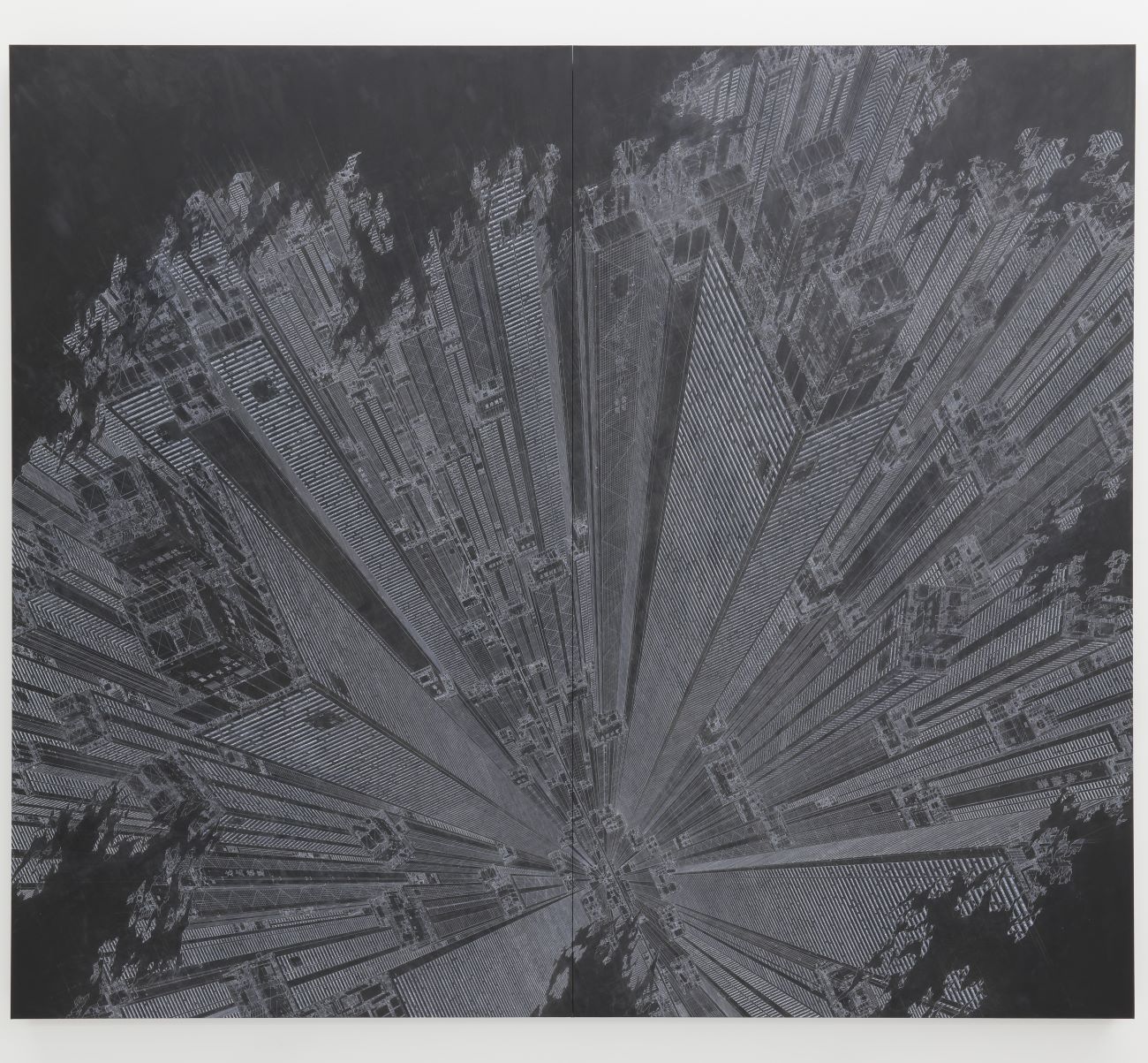 Daisuke Tajima Pen Drawings of Cityscapes