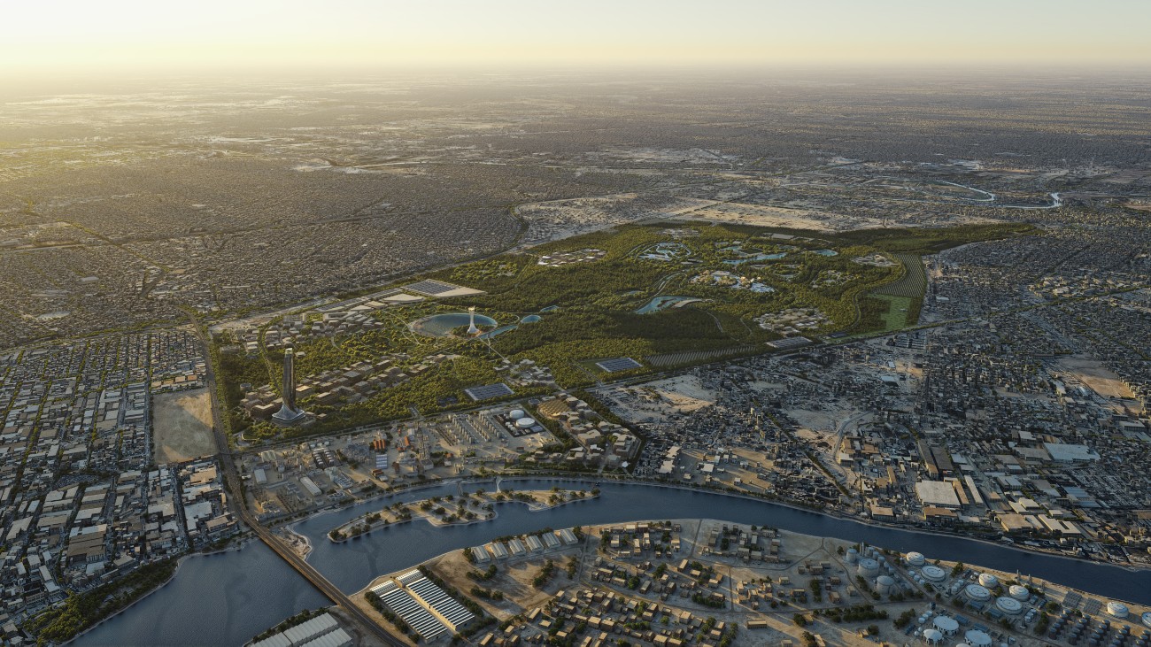 El bosque sostenible de Gensler en Bagdad 