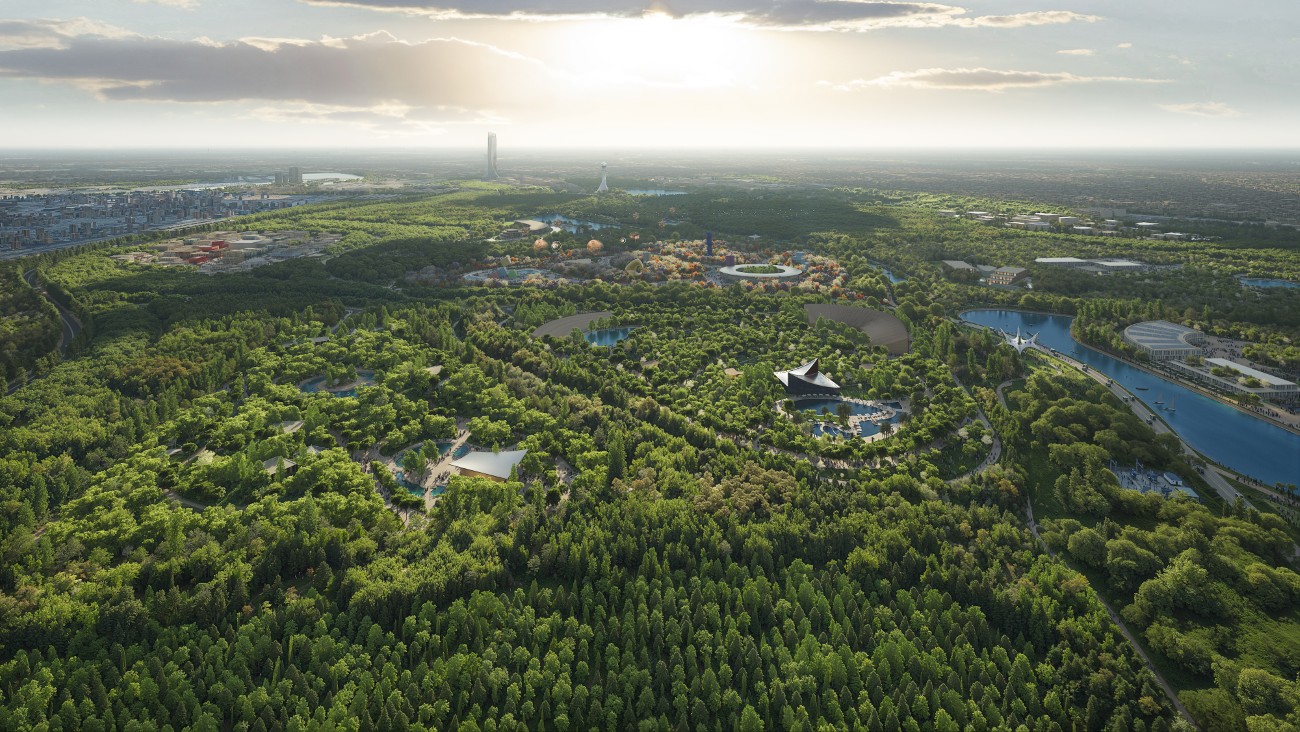 El bosque sostenible de Gensler en Bagdad 