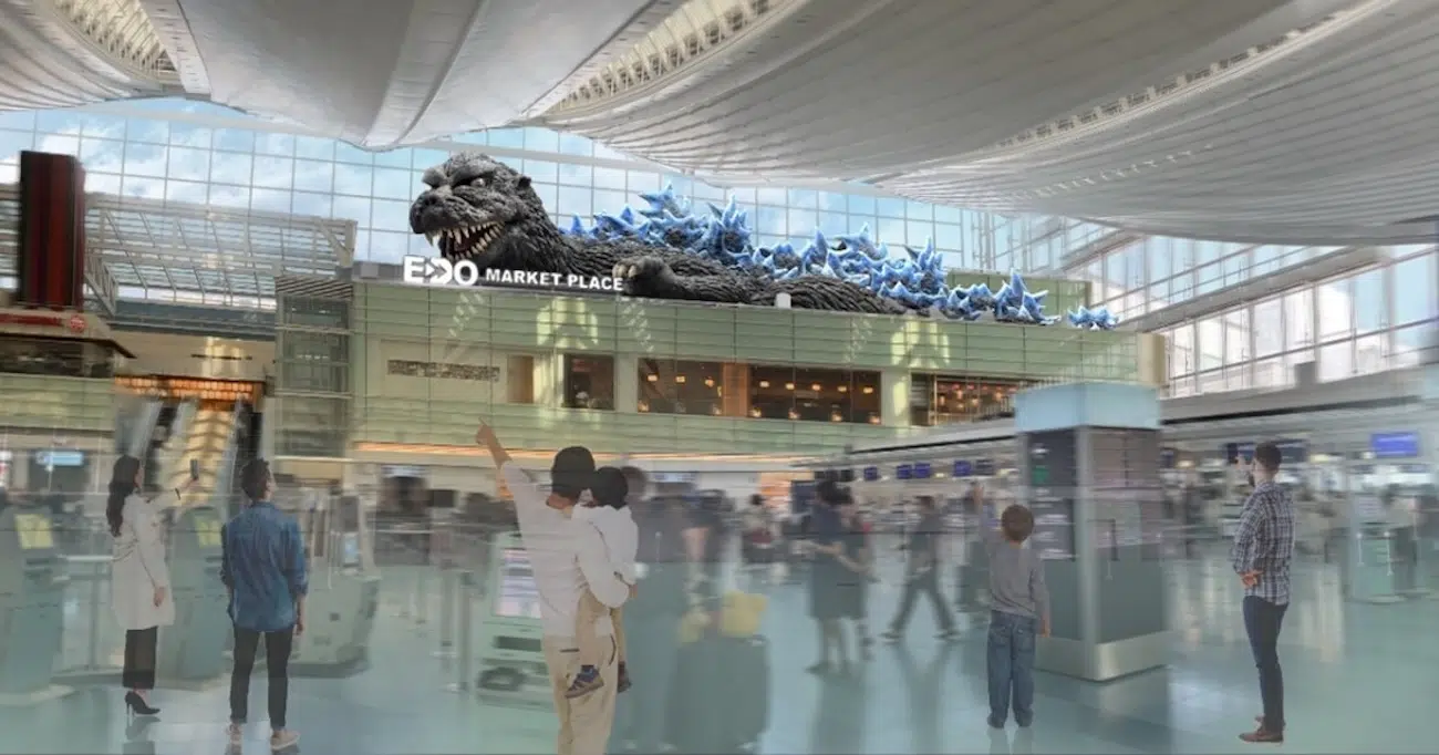 Godzilla at Haneda Airport