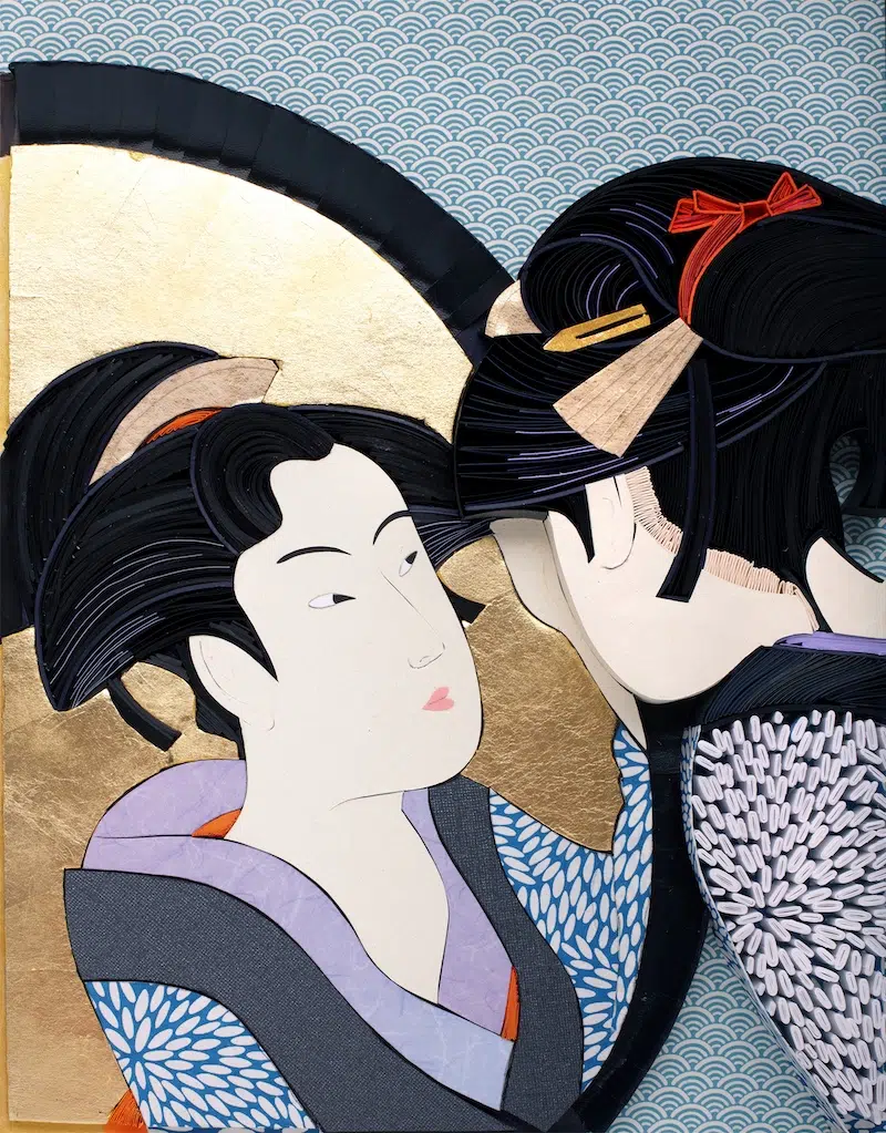 Japan-Inspired Paper Quilling Art by Yuila Brodskaya