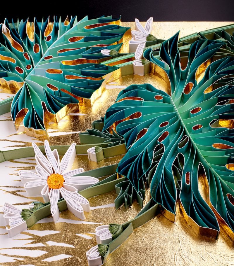 Japan-Inspired Paper Quilling Art by Yuila Brodskaya