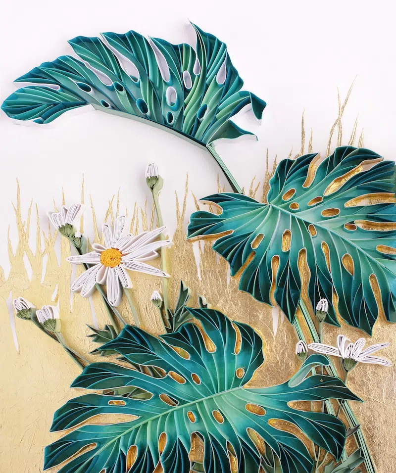 Japan-Inspired Paper Quilling Art by Yuila Brodskaya