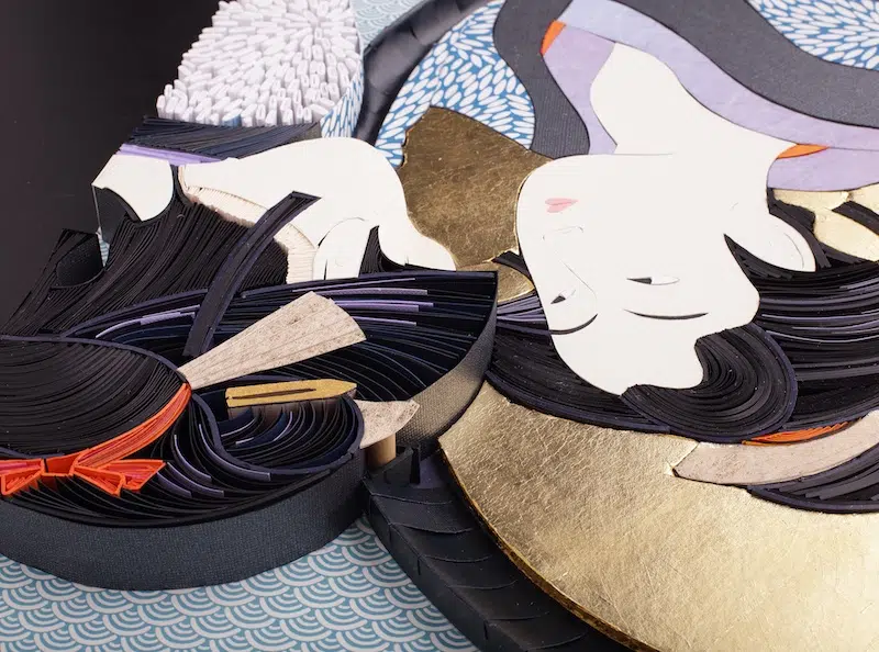 Japan-Inspired Paper Quilling Art by Yuila Brodskaya