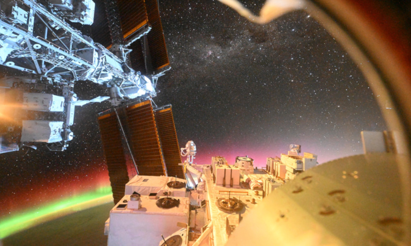 Aurora Borealis from space