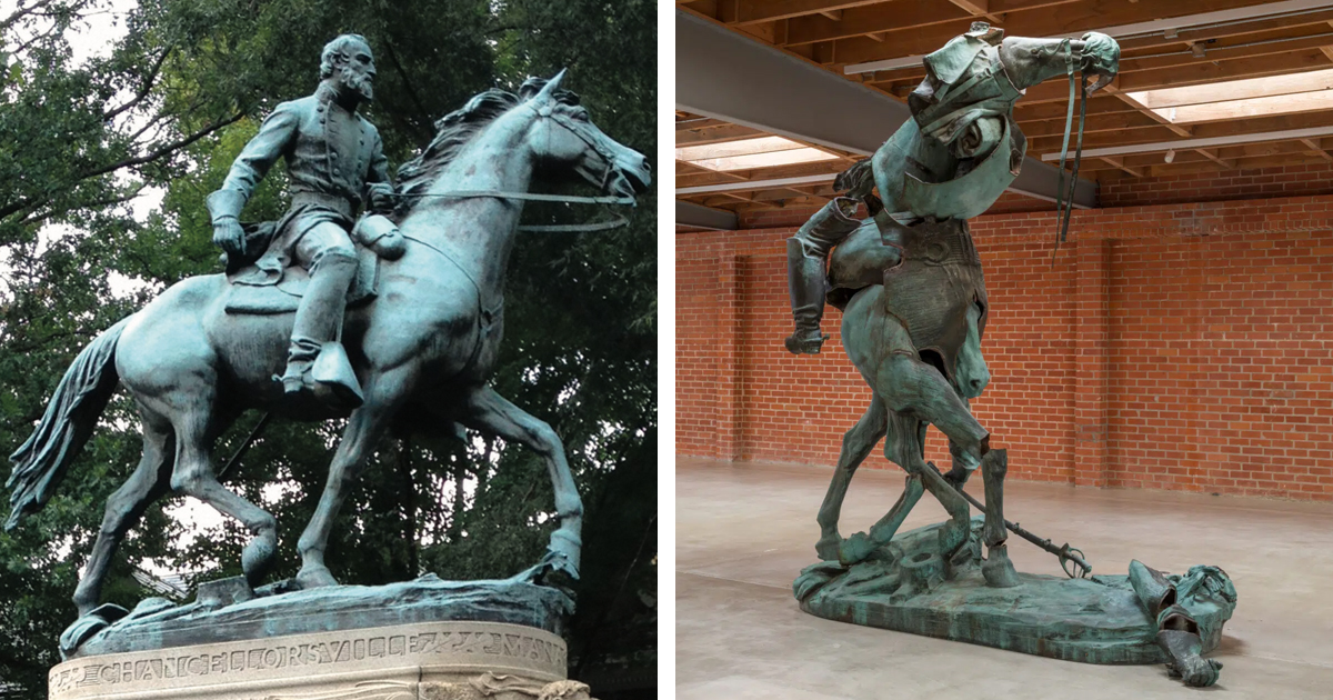 Artist Kara Walker Transforms Toppled Confederate Monument Into Haunting Sculpture