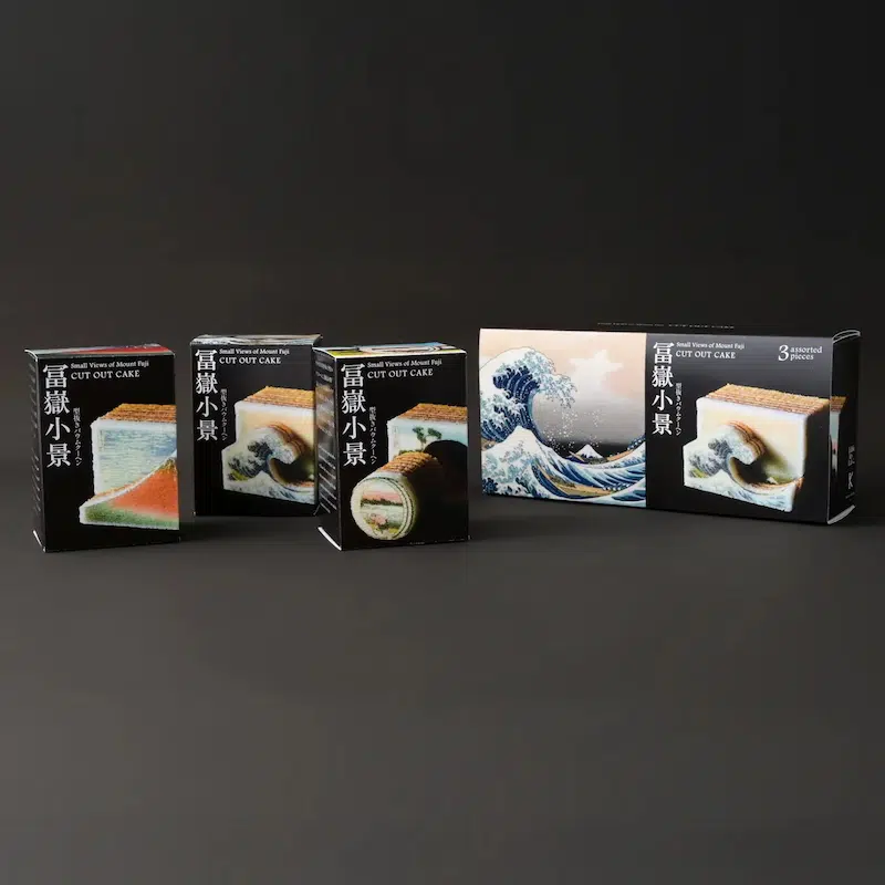 Hokusai-Inspired Desserts at Japanese Bakery Katanukiya