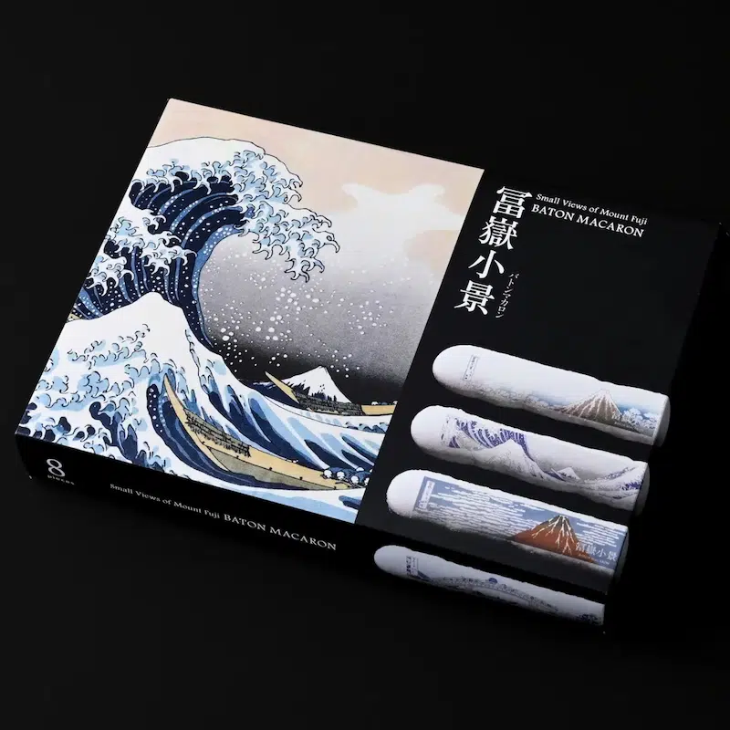 Hokusai-Inspired Desserts at Japanese Bakery Katanukiya