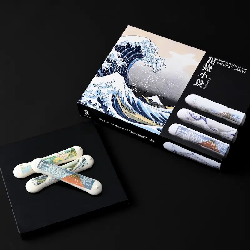 Hokusai-Inspired Desserts at Japanese Bakery Katanukiya