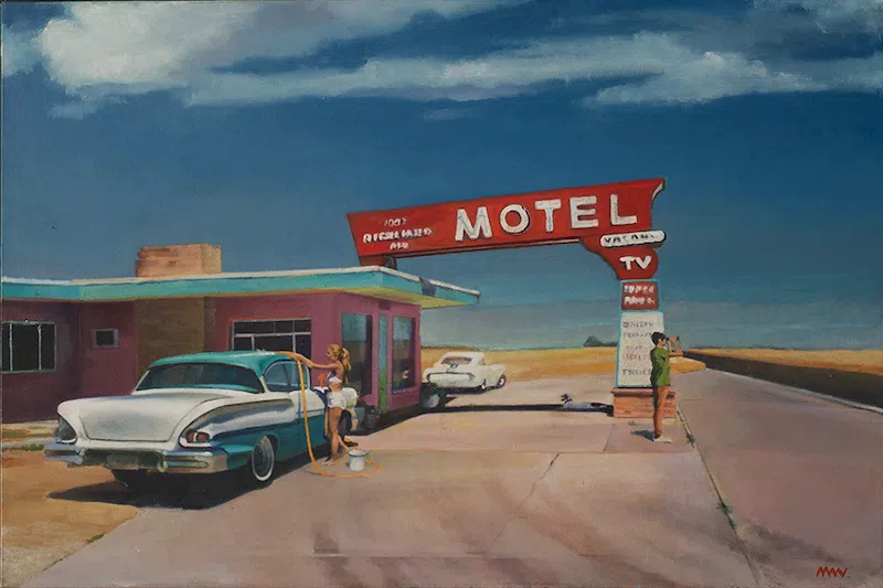 나이젤 반 비크의 그림