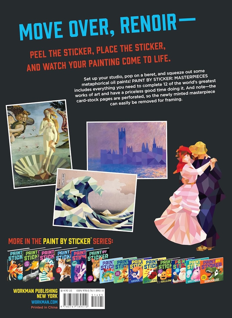Paint by Sticker: Masterpieces