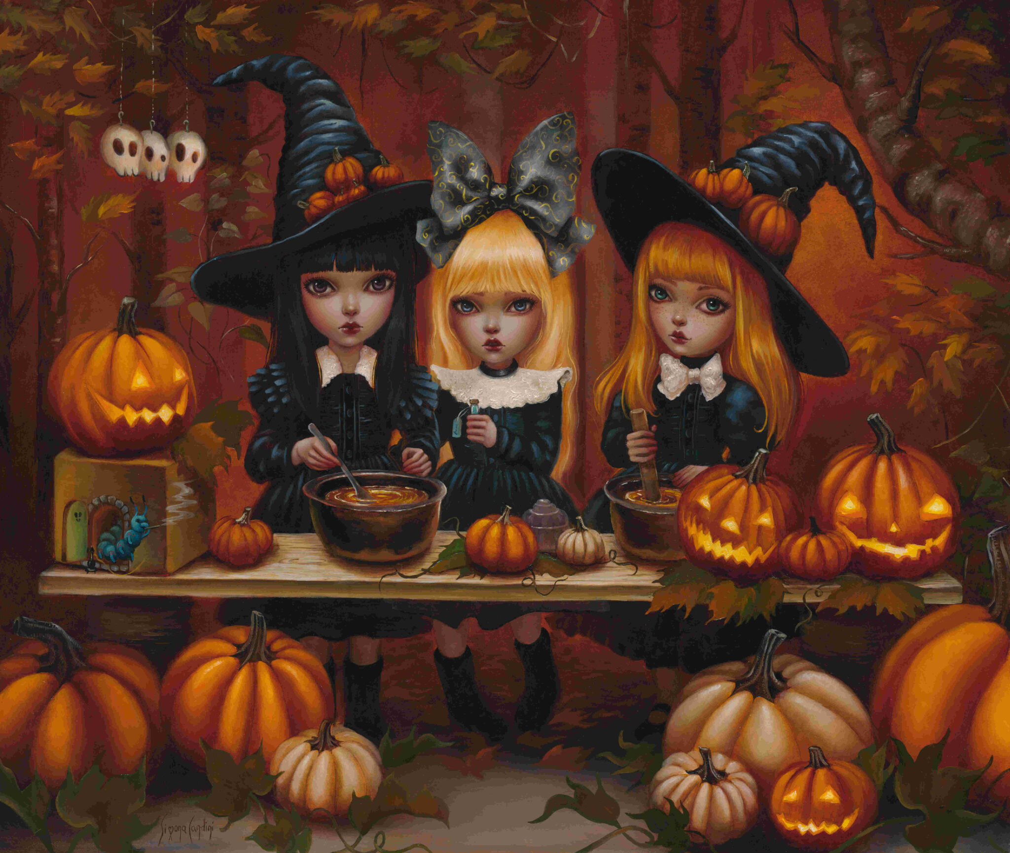 Alice in Pumpkinland by Simona Candini