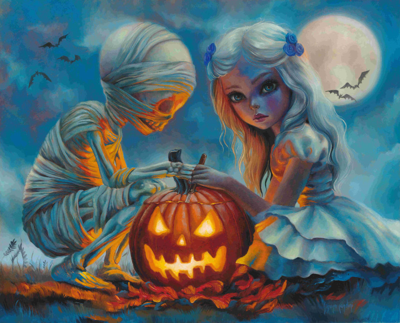 Alice in Pumpkinland by Simona Candini