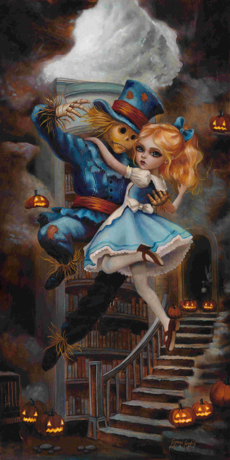 Alice in Pumpkinland by Simona Candini