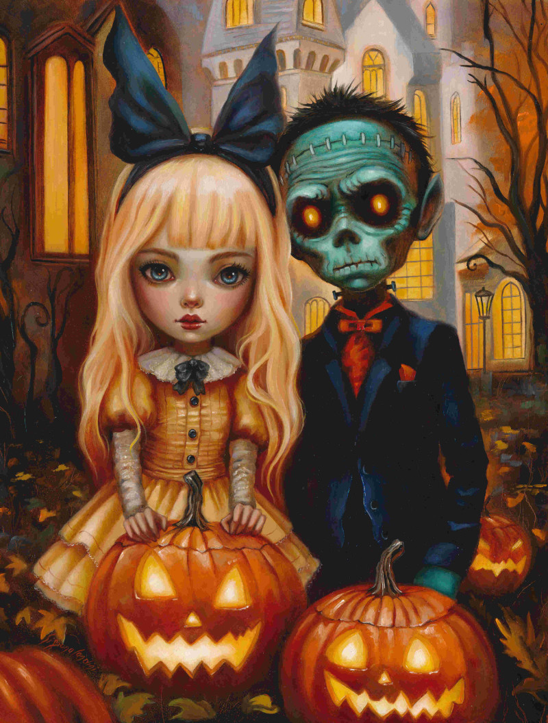 Alice in Pumpkinland by Simona Candini