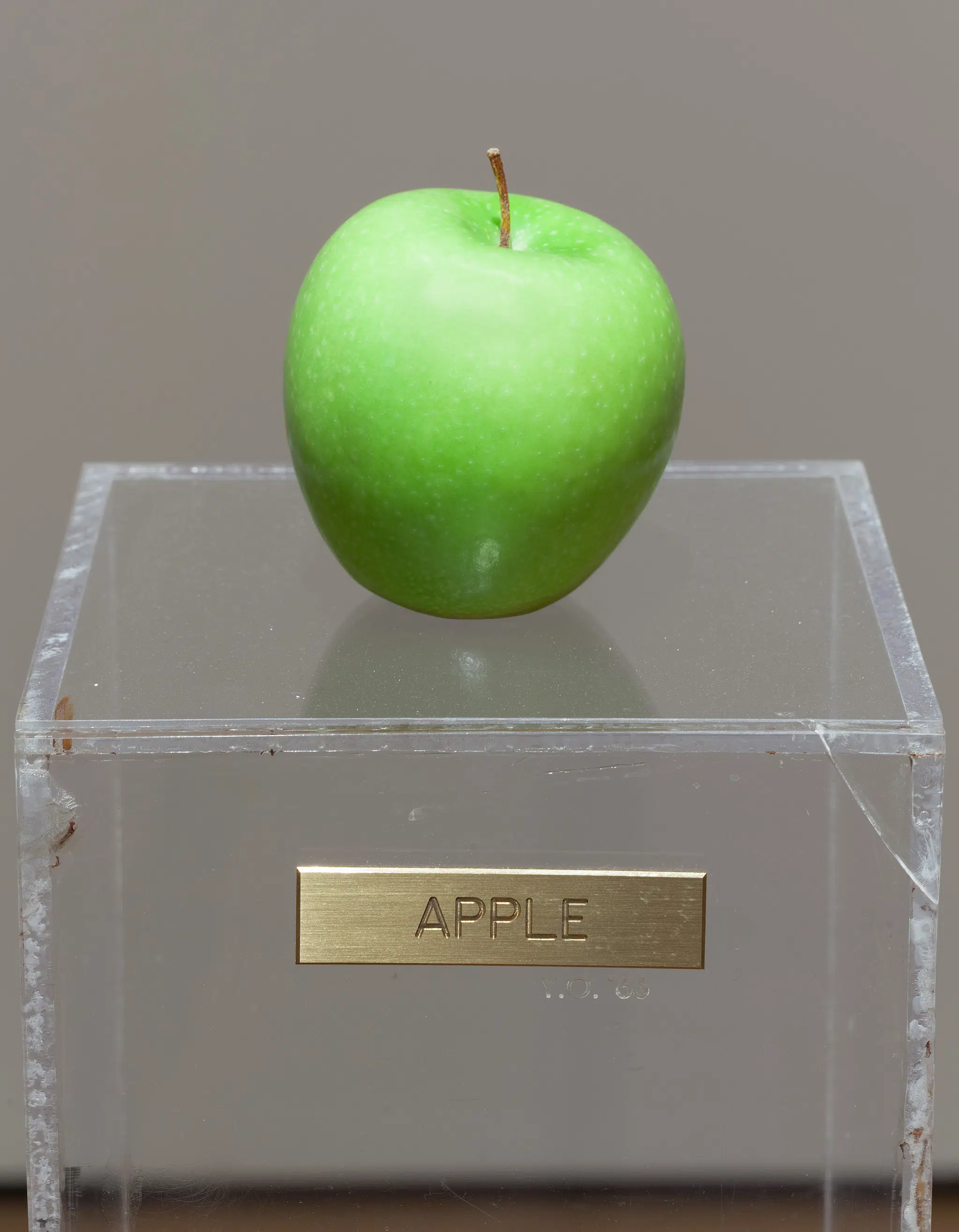 “Apple,” 1966. Installation view from “Yoko Ono: One Woman Show,” at the Museum of Modern Art, New York, NY, 2015. (Photo: Thomas Griesel)