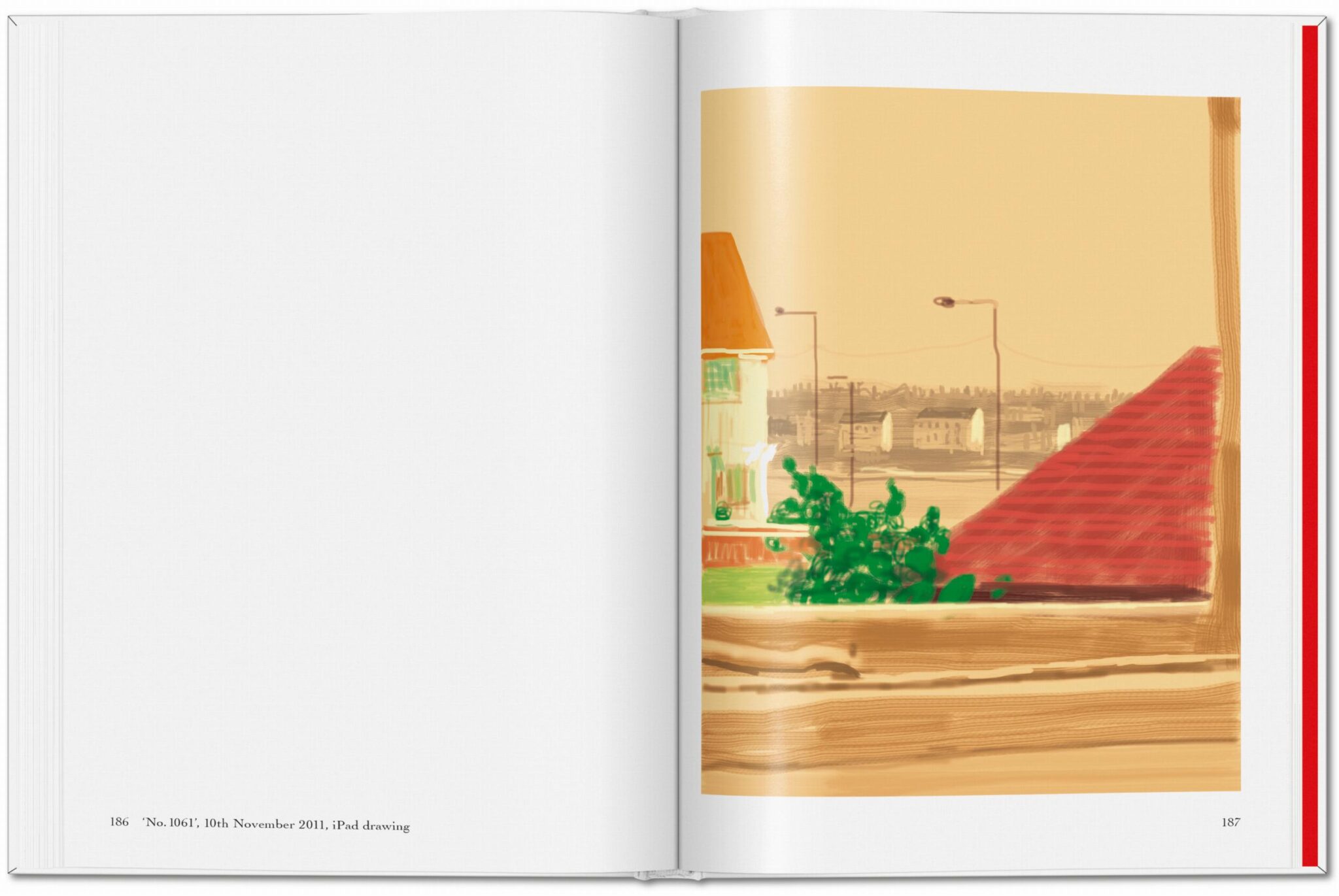 Spread from “David Hockney: My Window” (Taschen).