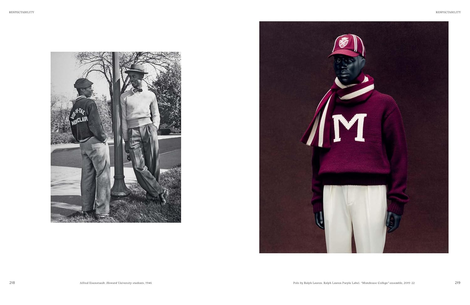 Spread from “Superfine: Tailoring Black Style” (The Metropolitan Museum of Art).