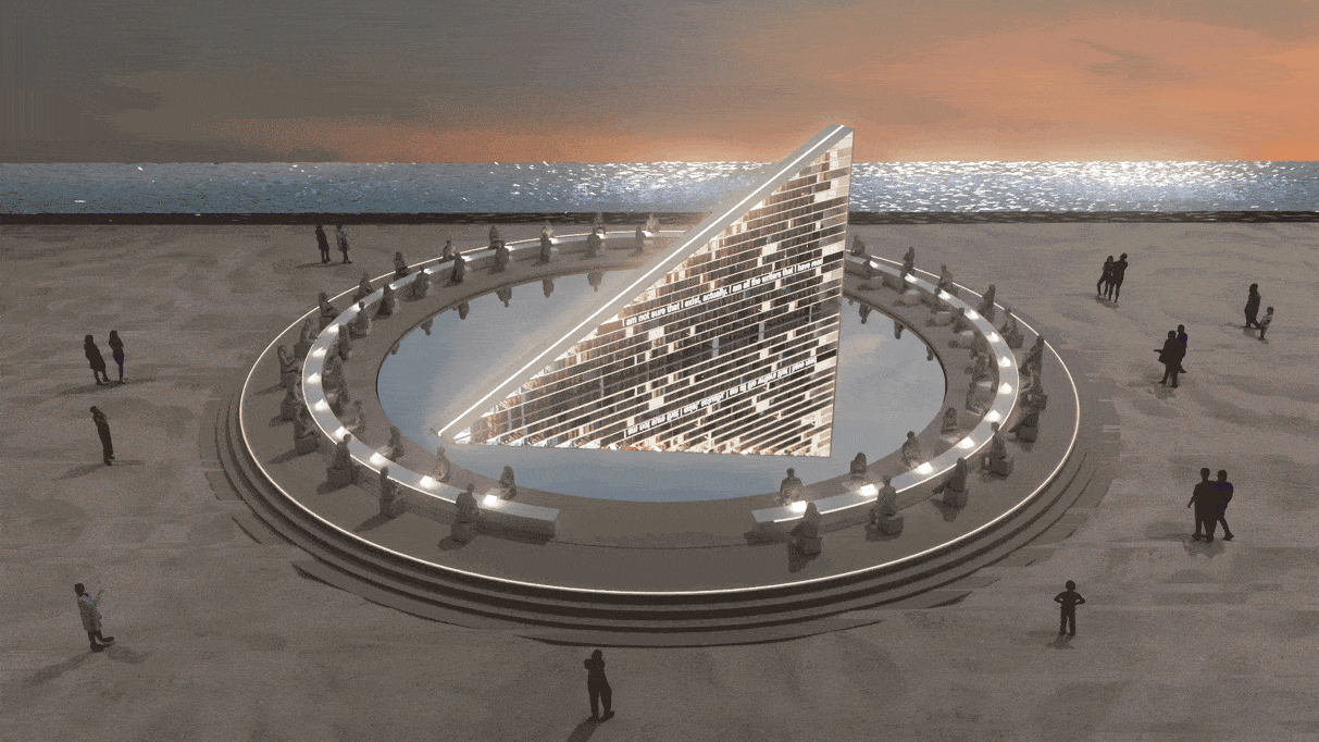 Es Devlin Library of Us GIF