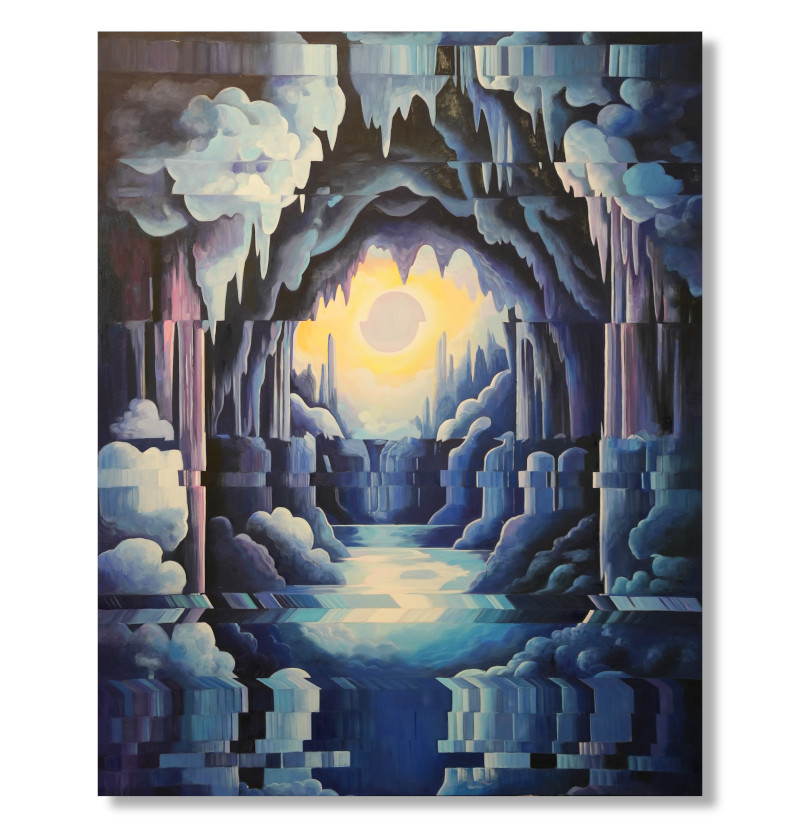 Glitchy landscapes by Alexis Mata