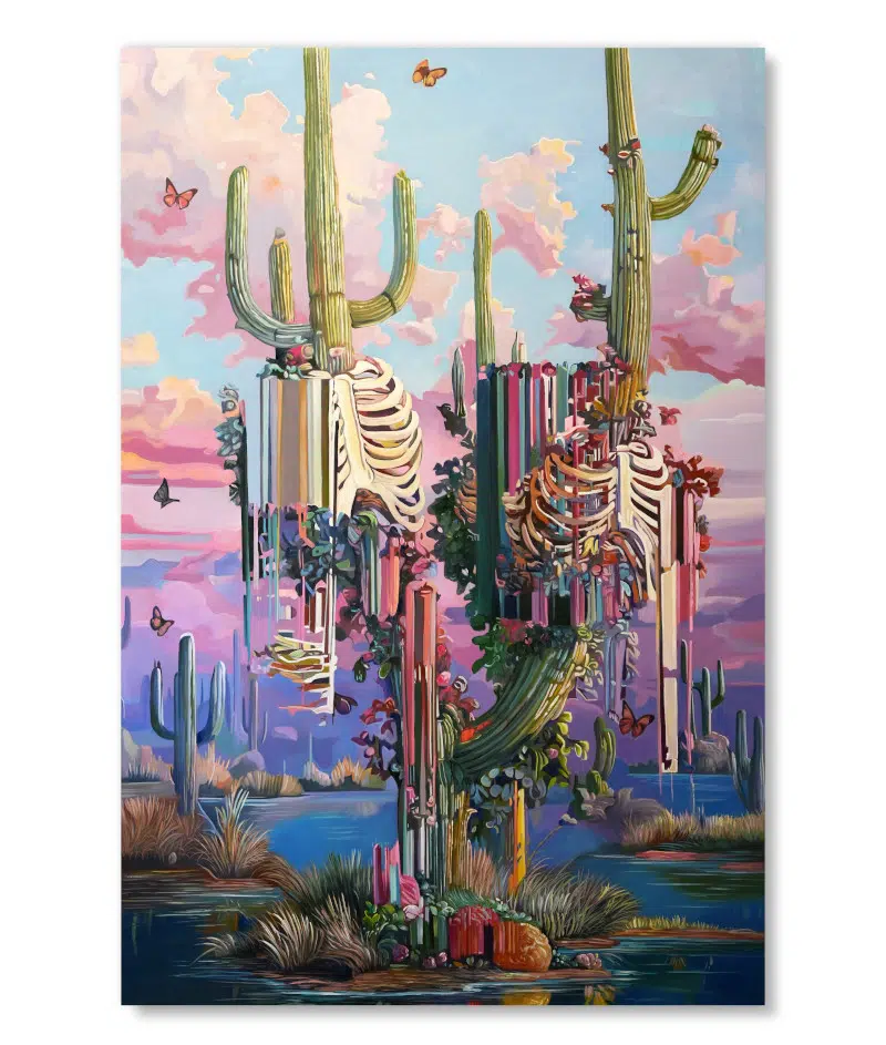 Glitchy landscapes by Alexis Mata