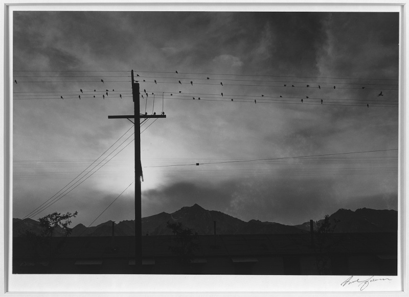 Manzanar Japanese Internment Camp by Ansel Adams