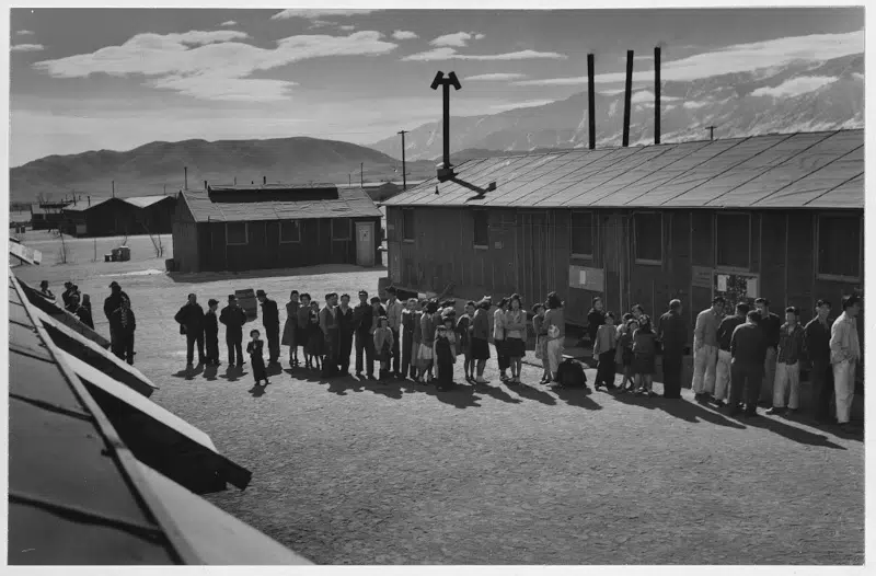 Manzanar Japanese Internment Camp by Ansel Adams