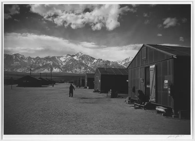 Manzanar Japanese Internment Camp by Ansel Adams