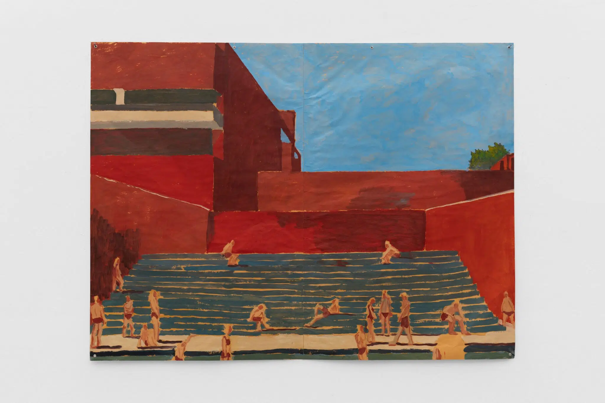 Maxwell Alexandre, “Sem título [Untitled],” 2025. (Photo: Julia Thompson, courtesy Almeida & Dale)