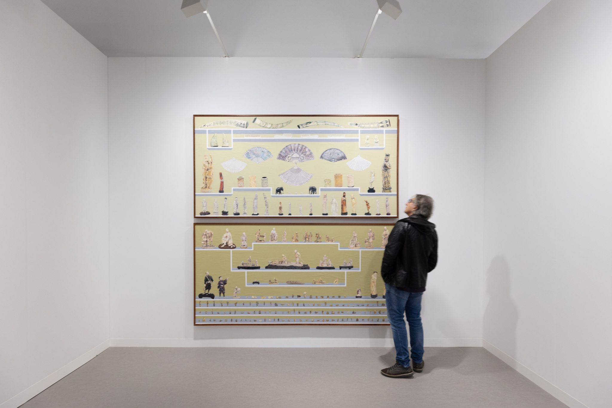 Installation view of Art Basel Paris 2025, held at the Grand Palais