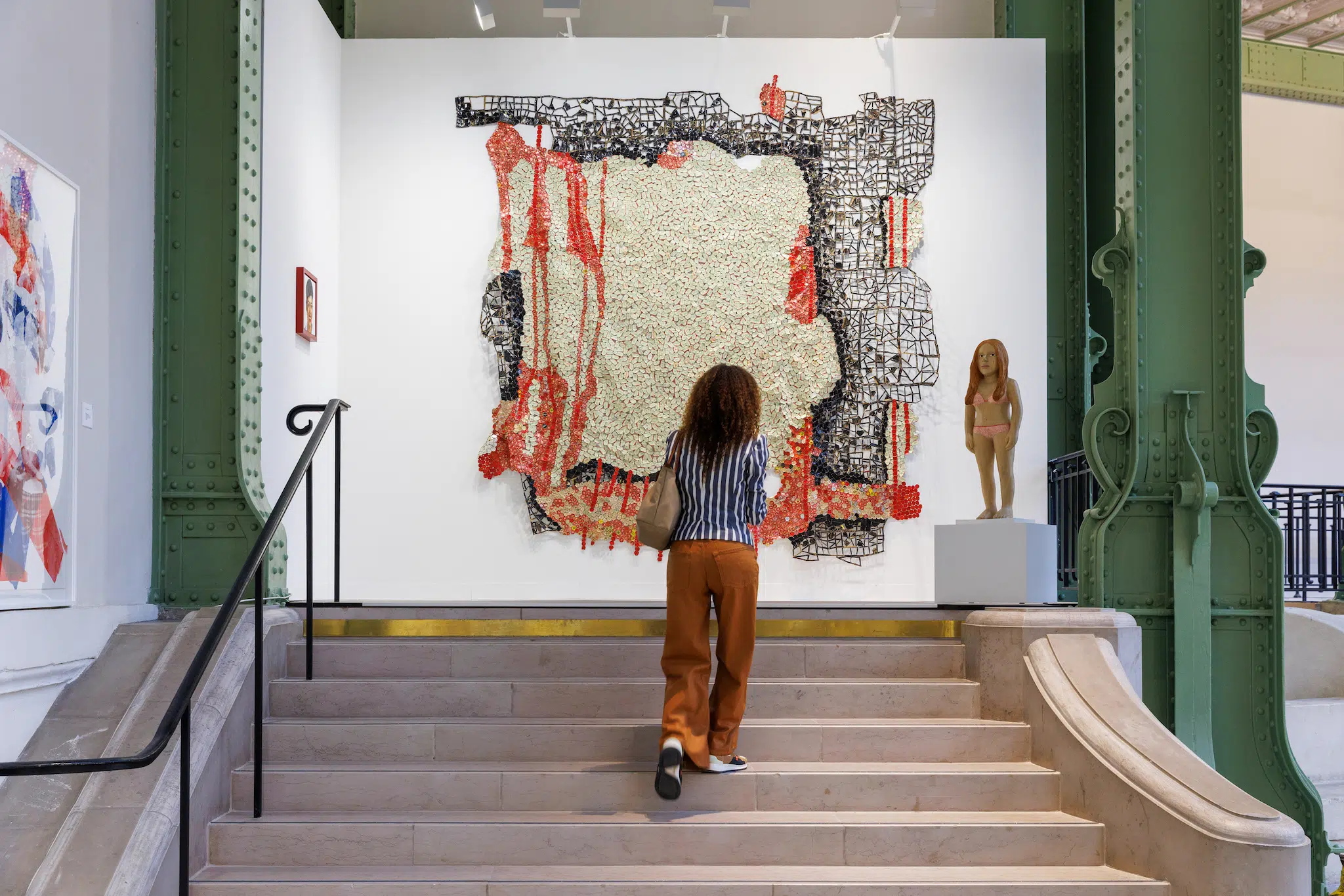 Installation view of Art Basel Paris 2025, held at the Grand Palais