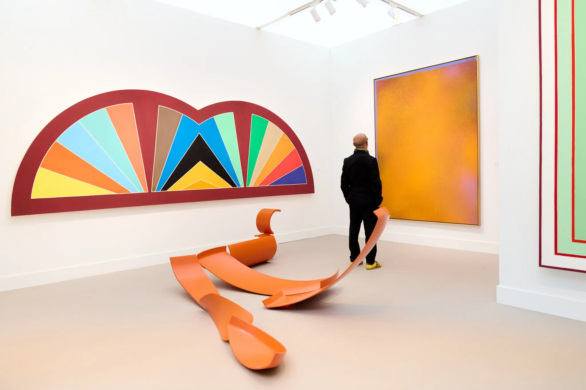 Installation view of Art Basel Paris 2025, held at the Grand Palais