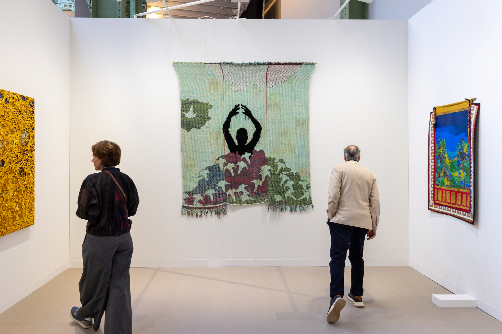 Installation view of Art Basel Paris 2025, held at the Grand Palais