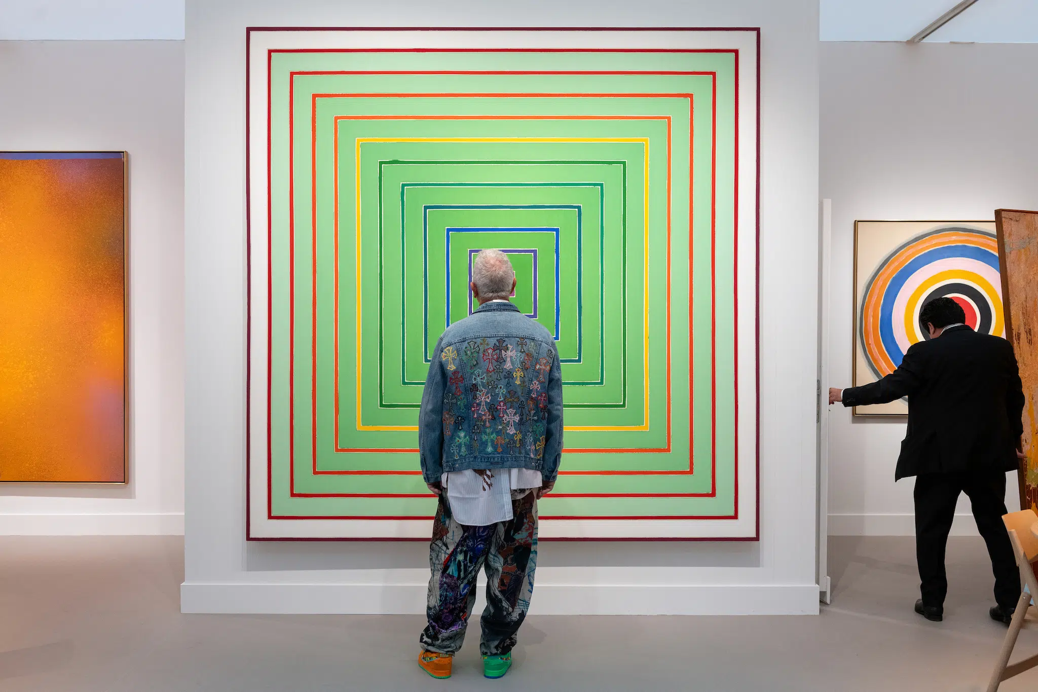 Installation view of Art Basel Paris 2025, held at the Grand Palais