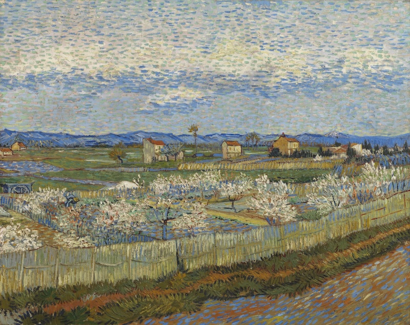 Vincent van Gogh, Peach Trees in Blossom, 1889