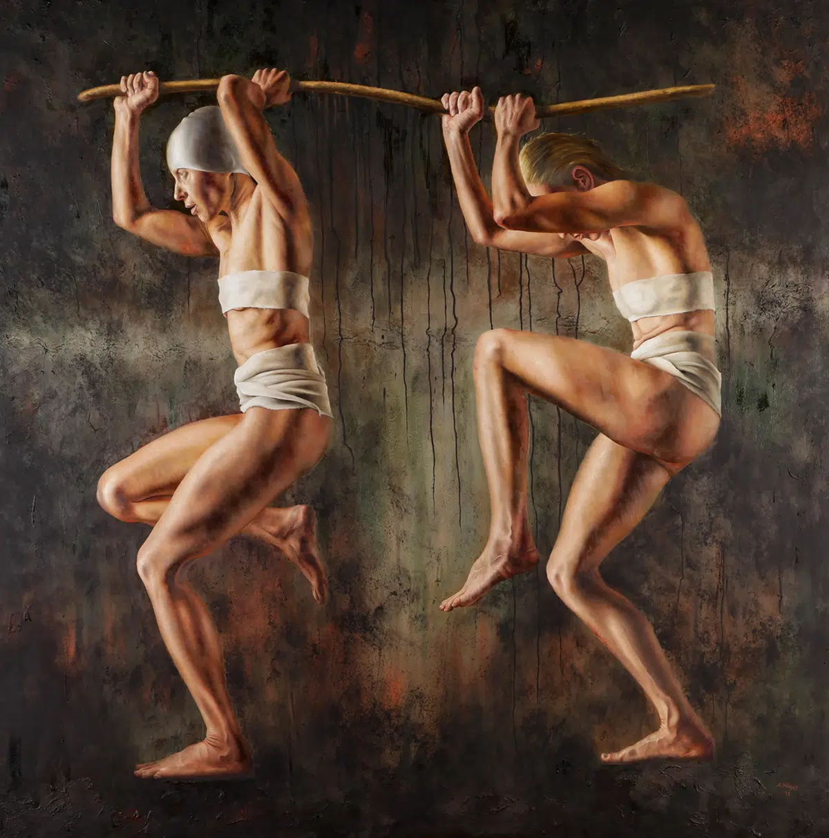 Anton Hoeger, “The Burden,” 2012. (Courtesy Cinq Gallery)