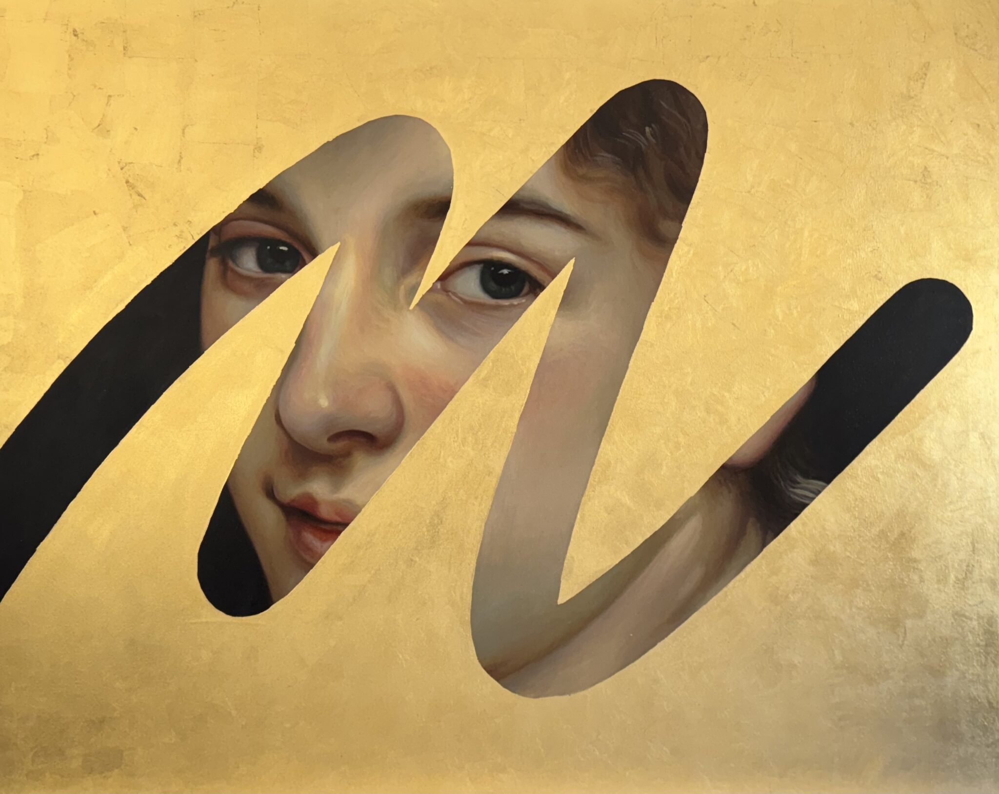 LIno LAgo, “Fake Abstract (Bouguereau),” 2024. (Courtesy Daniele Comelli Art)