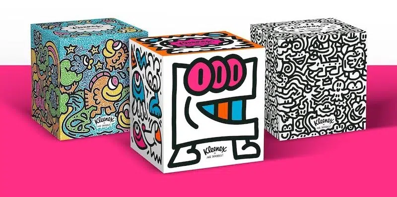 Mr. Doodle x Kleenex Collaboration