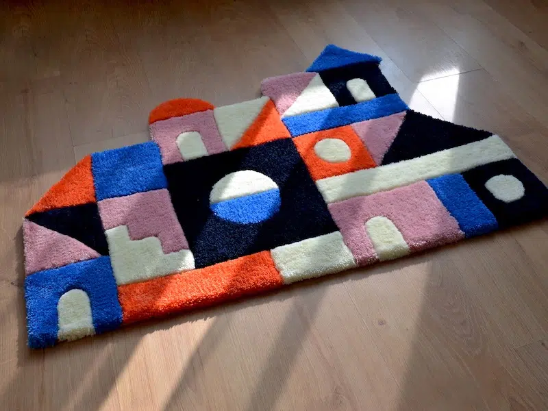 Geometric Tufted Rug