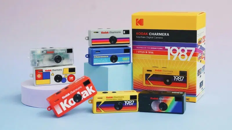Retro-Style Kodak Camera Keychain