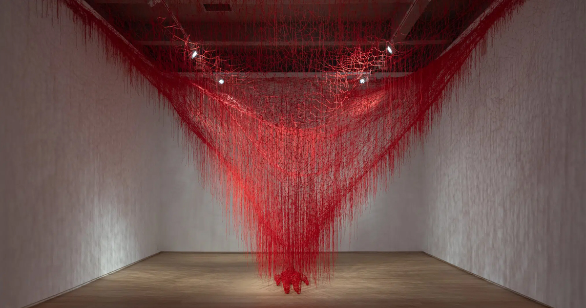 Chiharu Shiota Returns to New York With Innovative Web-Like Sculptures