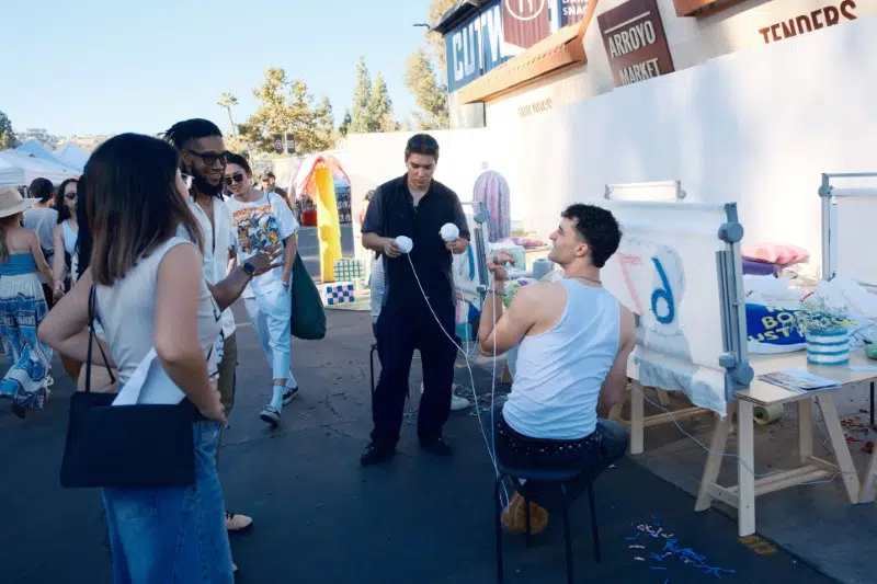 ClawLab tufting day at the Rosebowl