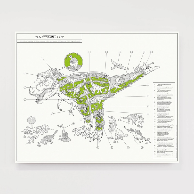 Educational T-Rex Print