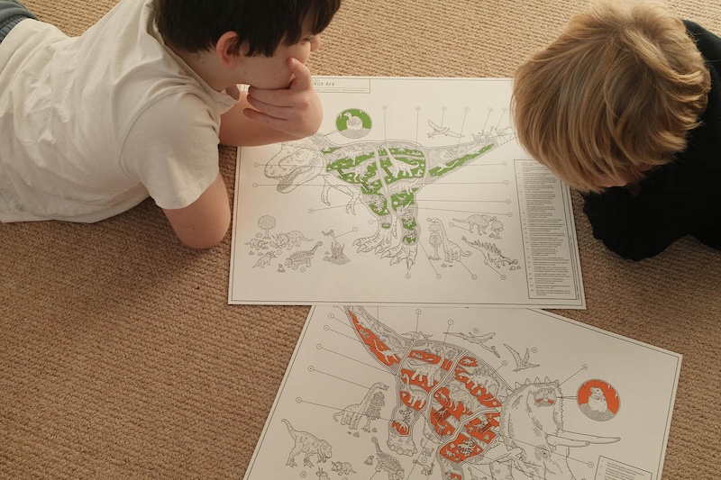 Educational Dinosaur Prints