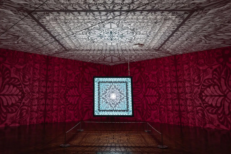Installation by Anila Quayyum Agha 