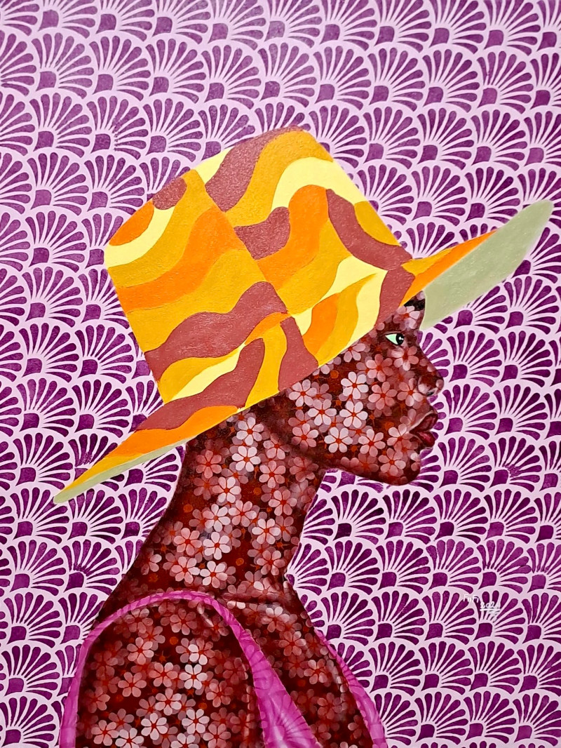 Floral portrait by Seth Fiifi