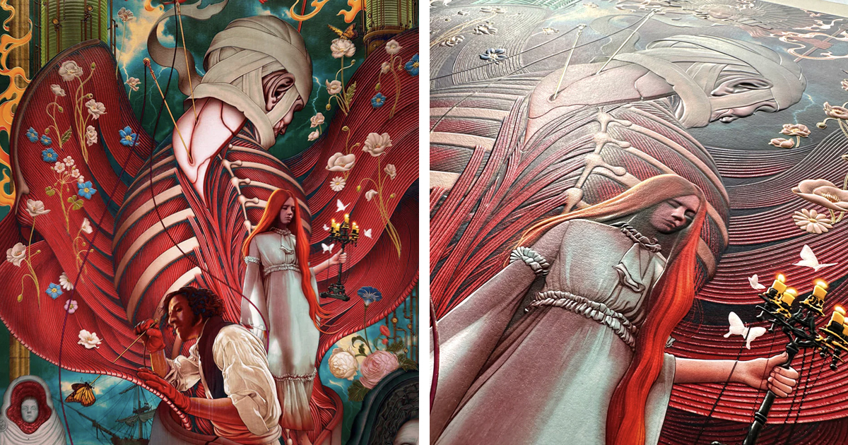 Beautifully Haunting Film Poster for Guillermo del Toro’s ‘Frankenstein’