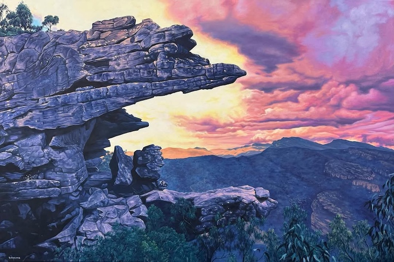 Landscape paintings by Jack Rowland