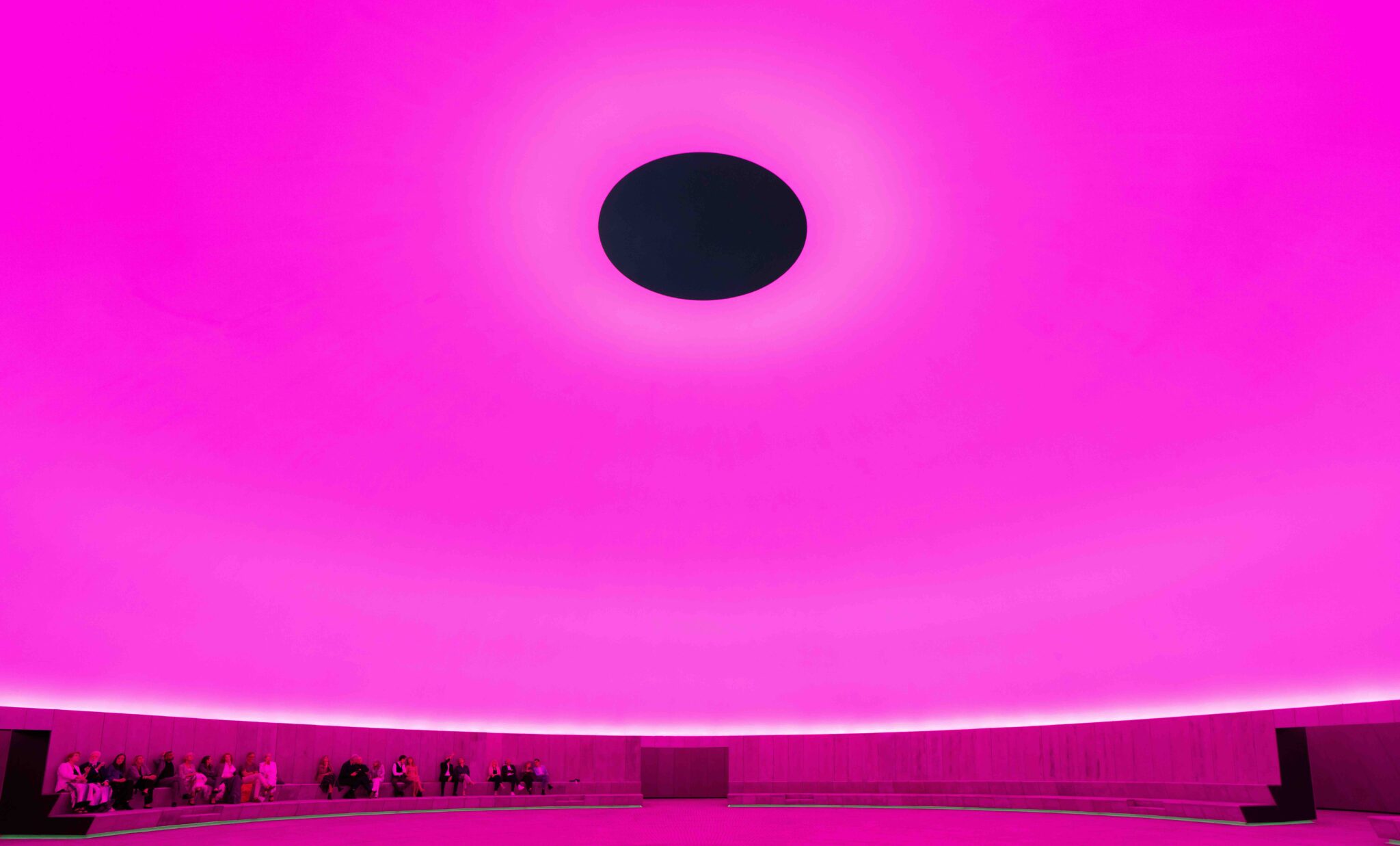 “As Seen Below—The Dome, a Skyspace by James Turrell,” June 2025. (Photo: Mads Smidstrup)