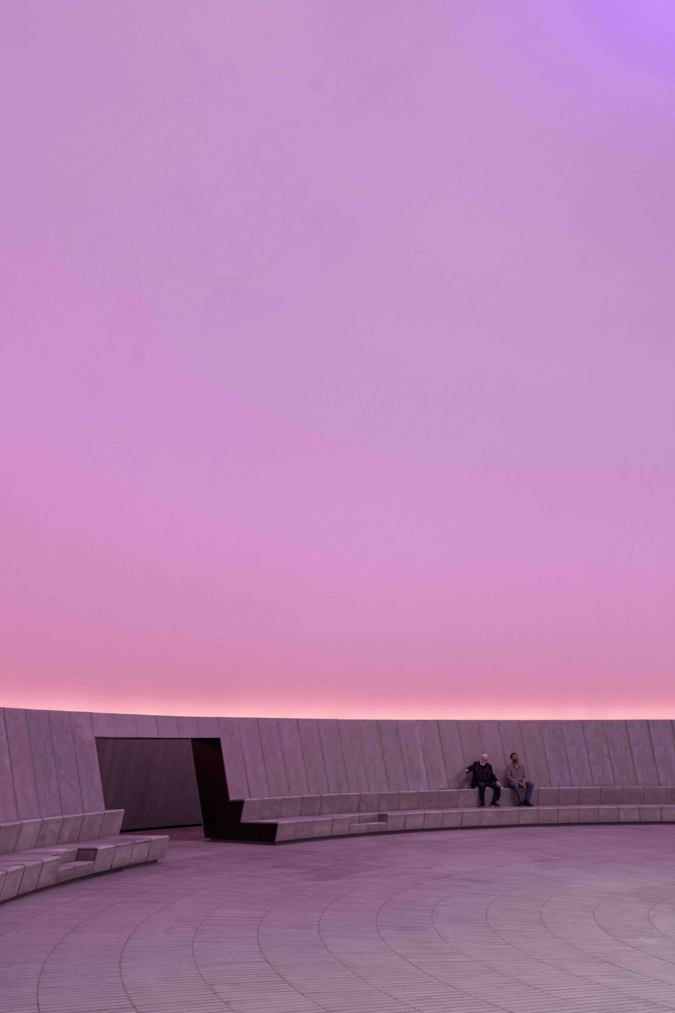 “As Seen Below—The Dome, a Skyspace by James Turrell,” June 2025. (Photo: Mads Smidstrup)